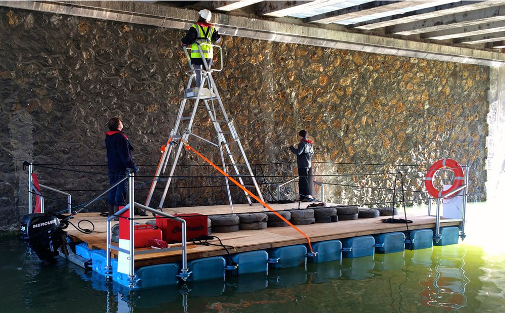 Devis Location Ponton flottants de Travail Ponton modulaire travaux