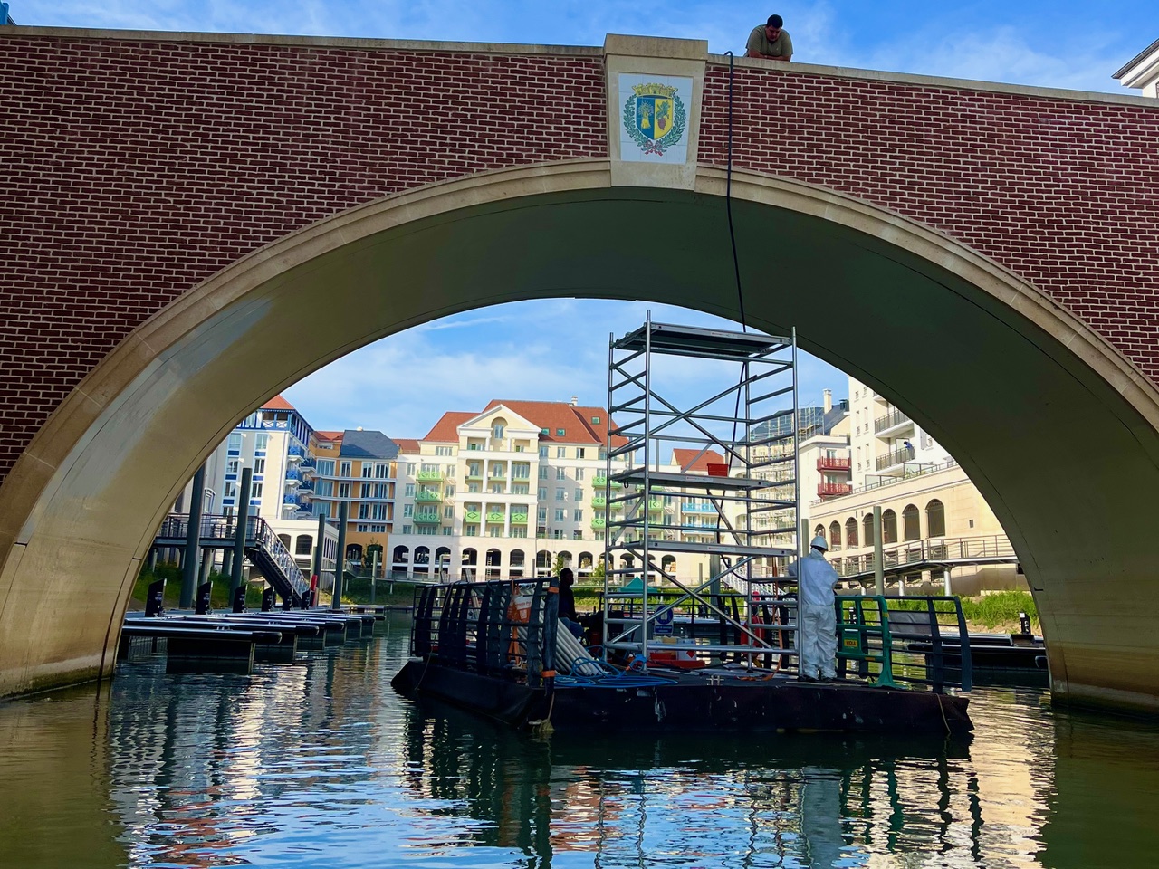 Réalisation de 2 pontons flottants pour la nouvelle marina de Cormeilles-en-Parisis