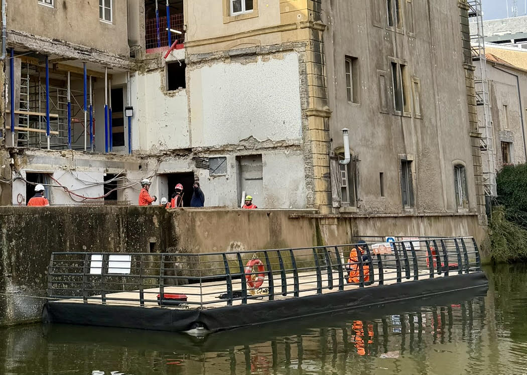 Une solution professionnelle pour les chantiers fluviaux complexes